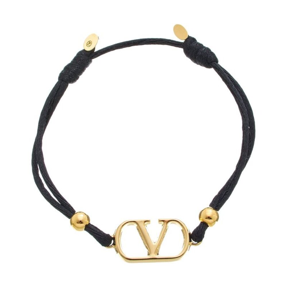 Valentino Vlogo Signature Bracelet, Black